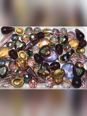 Loose Glass Beads 100pcs For Jewelry Making